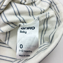 Load image into Gallery viewer, Unisex Anko, striped stretchy hat / beanie, EUC, size 0,  