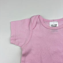 Load image into Gallery viewer, Girls Dymples, pink cotton bodysuit / romper, GUC, size 00,  