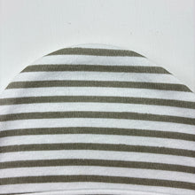 Load image into Gallery viewer, Unisex striped, cotton hat / beanie, GUC, size 000,  