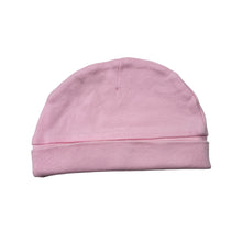 Load image into Gallery viewer, Girls pink, cotton hat / beanie, EUC, size 000,  