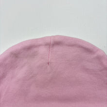 Load image into Gallery viewer, Girls pink, cotton hat / beanie, EUC, size 000,  