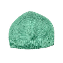 Load image into Gallery viewer, Unisex hand made, knitted hat / beanie, EUC, size 00-0,  
