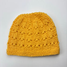 Load image into Gallery viewer, Unisex hand made, knitted hat / beanie, GUC, size 0-1,  