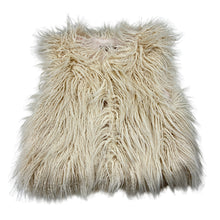 Load image into Gallery viewer, Girls I Love Gorgeous, lined faux fur vest, single button fasten, GUC, size 6-7,  
