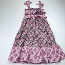 Load image into Gallery viewer, Girls Country Road, cotton summer dress, EUC, size 4, L: 63cm