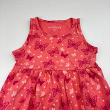 Load image into Gallery viewer, Girls INEXTENSO, cotton summer dress, butterflies, EUC, size 3, L: 45cm