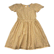 Load image into Gallery viewer, Girls Target, yellow floral cotton dress, EUC, size 6, L: 63cm