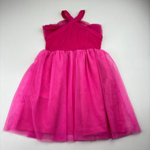 Load image into Gallery viewer, Girls pink, party dress, no size, armpit to armpit: 26cm, EUC, size 3, L: 54cm