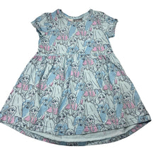 Load image into Gallery viewer, Girls Cotton On, Disney Frozen cotton short sleeve dress, GUC, size 2, L: 45cm