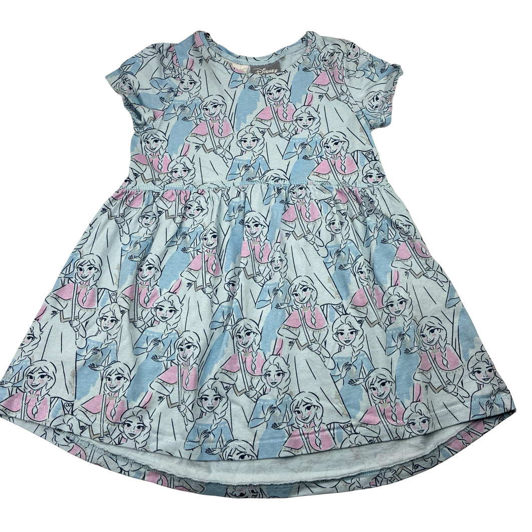 Cotton On, Disney Frozen cotton short sleeve dress, GUC, size 2, L: 45cm – DaisyChainClothing