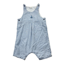 Load image into Gallery viewer, Unisex Next, embroidered cotton overalls / romper, GUC, size 1,  
