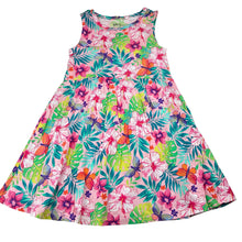 Load image into Gallery viewer, Girls Anko, colourful floral cotton summer dress, EUC, size 6, L: 62cm