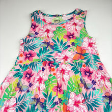 Load image into Gallery viewer, Girls Anko, colourful floral cotton summer dress, EUC, size 6, L: 62cm