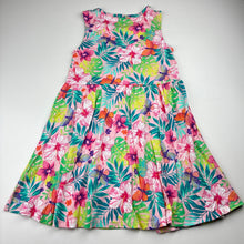 Load image into Gallery viewer, Girls Anko, colourful floral cotton summer dress, EUC, size 6, L: 62cm