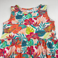 Load image into Gallery viewer, Girls Anko, colourful floral cotton summer dress, GUC, size 3, L: 47cm