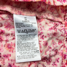 Load image into Gallery viewer, Girls Old Navy, floral cotton / viscose long sleeve dress, EUC, size 5, L: 55cm