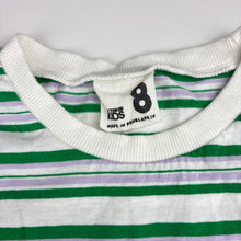 Load image into Gallery viewer, Girls Cotton On, striped cotton short sleeve dress, EUC, size 8, L: 59cm