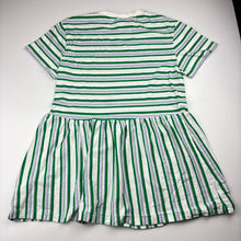Load image into Gallery viewer, Girls Cotton On, striped cotton short sleeve dress, EUC, size 8, L: 59cm