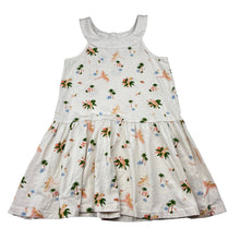 Load image into Gallery viewer, Girls cotton, summer dress, birds, no labels, armpit to armpit: 27cm, GUC, size 3, L: 52cm