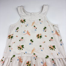 Load image into Gallery viewer, Girls cotton, summer dress, birds, no labels, armpit to armpit: 27cm, GUC, size 3, L: 52cm