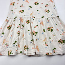 Load image into Gallery viewer, Girls cotton, summer dress, birds, no labels, armpit to armpit: 27cm, GUC, size 3, L: 52cm