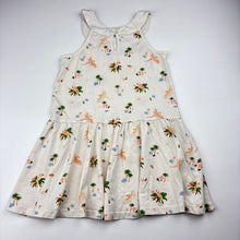 Load image into Gallery viewer, Girls cotton, summer dress, birds, no labels, armpit to armpit: 27cm, GUC, size 3, L: 52cm