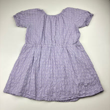Load image into Gallery viewer, Girls H&amp;M, crinkle cotton / viscose short sleeve dress, GUC, size 3, L: 53cm