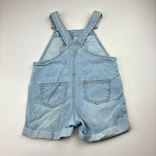 Load image into Gallery viewer, Unisex Target, blue denim overalls / shortalls, GUC, size 2,  