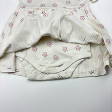 Load image into Gallery viewer, Girls Anko, soft feel floral cotton romper dress, EUC, size 1, L: 42cm