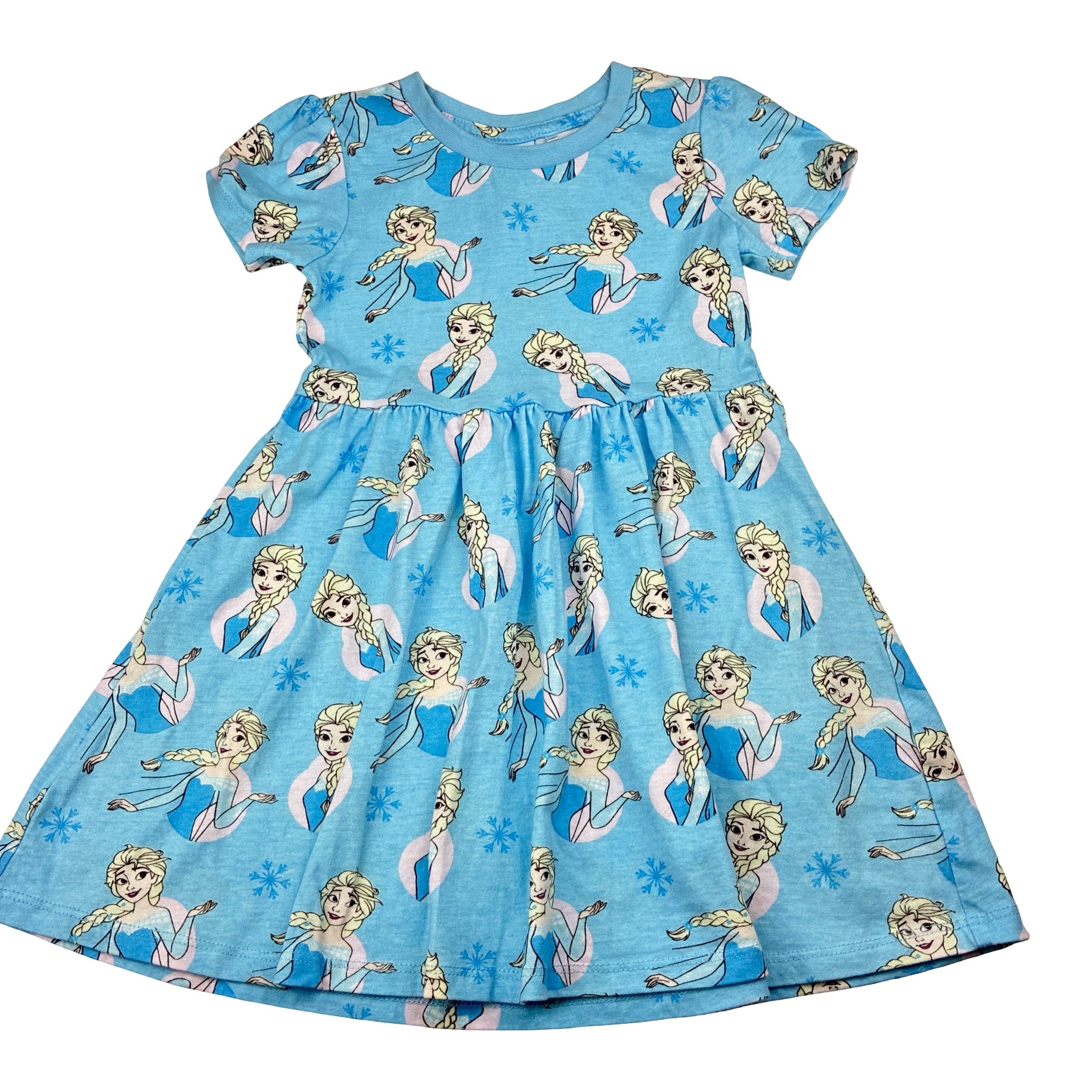 Disney, Frozen Elsa cotton short sleeve dress, EUC, size 3, L: 51cm –  DaisyChainClothing