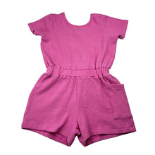 Load image into Gallery viewer, Girls Cotton On, pink textured short sleeve playsuit, GUC, size 3,  