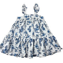 Load image into Gallery viewer, Girls Mango, lightweight floral cotton summer dress, light marks, FUC, size 3, L: 53cm