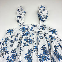 Load image into Gallery viewer, Girls Mango, lightweight floral cotton summer dress, light marks, FUC, size 3, L: 53cm