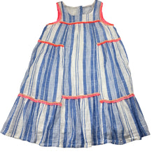 Load image into Gallery viewer, Girls Mango, lined cotton sleeveless dress, EUC, size 6, L: 65cm
