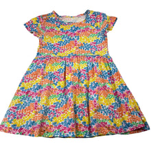 Load image into Gallery viewer, Girls Anko, floral cotton t-shirt dress, FUC, size 5, L: 51cm