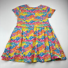 Load image into Gallery viewer, Girls Anko, floral cotton t-shirt dress, FUC, size 5, L: 51cm