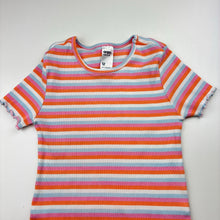 Load image into Gallery viewer, Girls Anko, striped ribbed stretchy dress, EUC, size 12, L: 71cm