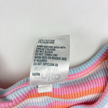 Load image into Gallery viewer, Girls Anko, striped ribbed stretchy dress, EUC, size 12, L: 71cm