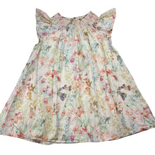 Load image into Gallery viewer, Girls Next, lightweight floral cotton dress, GUC, size 4-5, L: 50cm