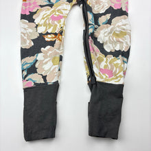 Load image into Gallery viewer, Girls Bonds, floral zip wondersuit / zippy / romper, wash fade, FUC, size 3,  