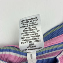 Load image into Gallery viewer, Girls Target, striped ribbed stretchy dress, light marks, FUC, size 9, L: 67cm
