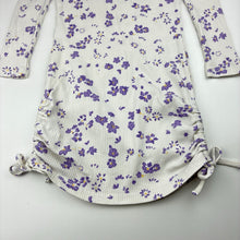 Load image into Gallery viewer, Girls Tilii, ribbed floral long sleeve dress, GUC, size 8, L: 62cm