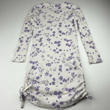 Load image into Gallery viewer, Girls Tilii, ribbed floral long sleeve dress, GUC, size 8, L: 62cm