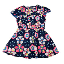 Load image into Gallery viewer, Girls Cotton On, lightweight floral cotton dress, wash fade, FUC, size 2, L: 47cm