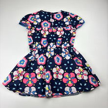 Load image into Gallery viewer, Girls Cotton On, lightweight floral cotton dress, wash fade, FUC, size 2, L: 47cm