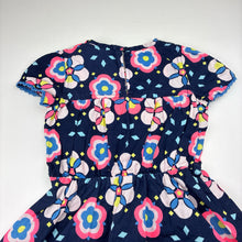 Load image into Gallery viewer, Girls Cotton On, lightweight floral cotton dress, wash fade, FUC, size 2, L: 47cm