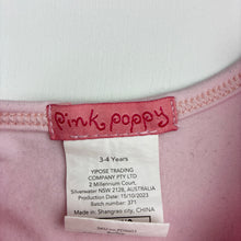 Load image into Gallery viewer, Girls Pink Poppy, tulle &amp; sequin party dress, GUC, size 3-4, L: 47cm approx