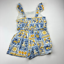 Load image into Gallery viewer, Girls Tommy Bahama, soft feel rayon / viscose summer playsuit, EUC, size 4,  