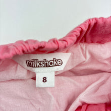 Load image into Gallery viewer, Girls Milkshake, lined cotton rainbow stripe skirt, elasticated, L: 47cm, GUC, size 8,  