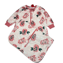 Load image into Gallery viewer, Girls Baby Berry, soft fleece floral sleeping bag, L: 80cm, GUC, size 2,  